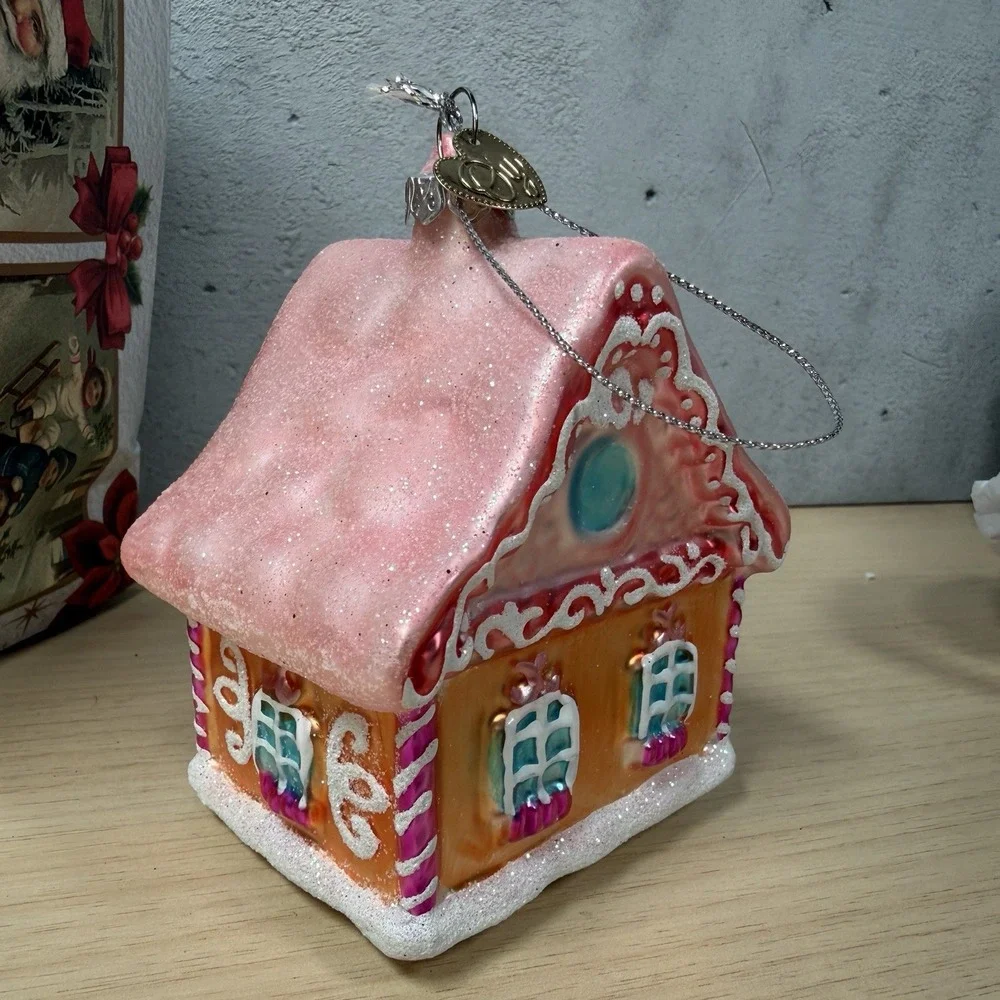 Ornamentally You Pink Gingerbread House